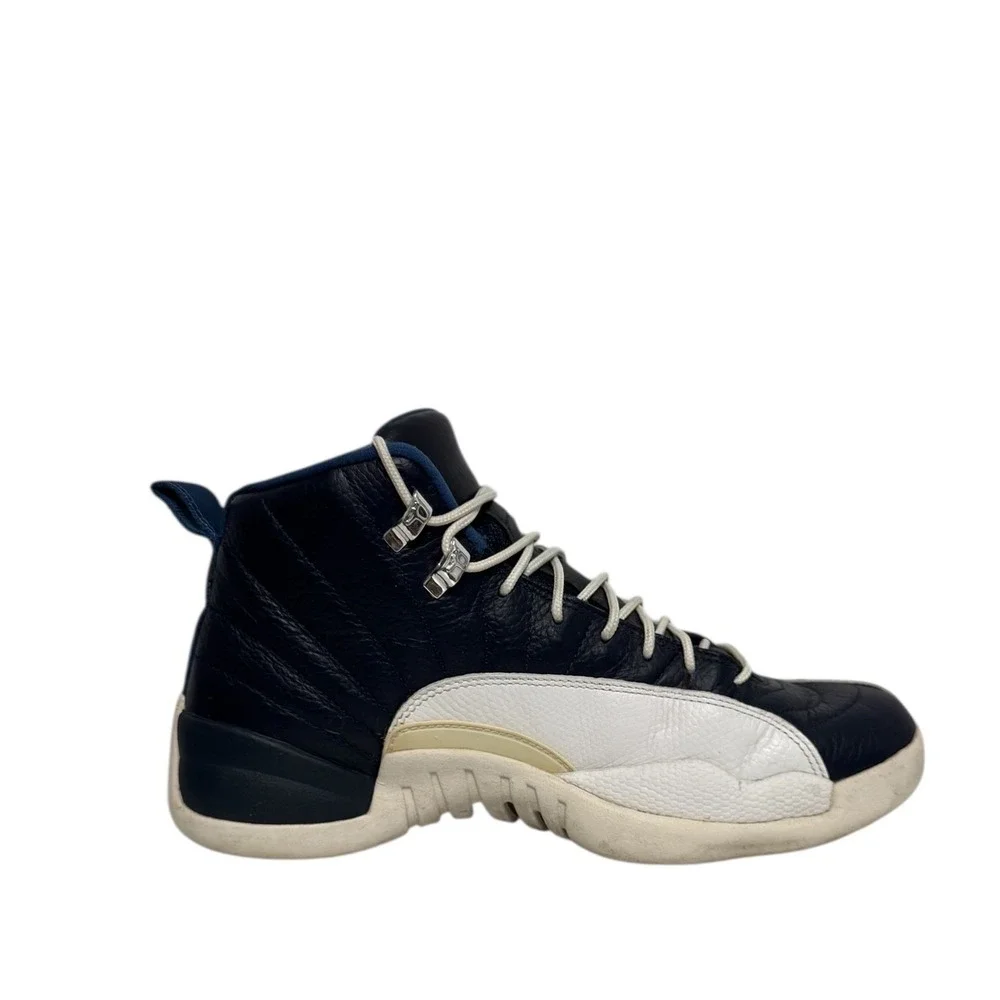 Air Jordan‎ 12 Retro Obsidian White University Blue 130690-410 Mens Sneakers 9